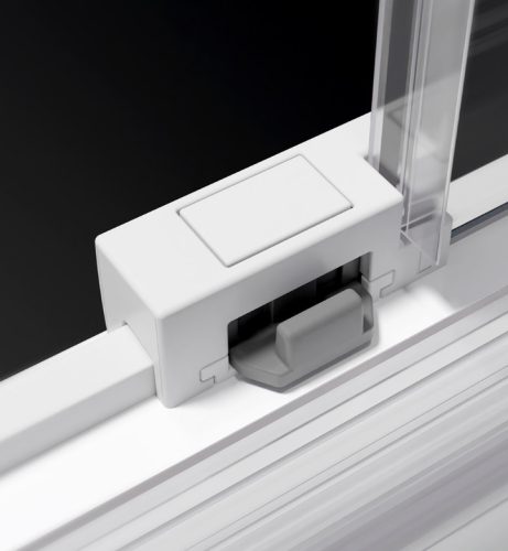 Zuhanykabin, Radaway Idea White KDJ szögletes fehér zuhanykabin 150x80 átlátszó balos