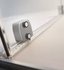 Zuhanykabin, Radaway Furo Brushed Nickel KDJ szögletes zuhanykabin 150x90 átlátszó balos