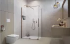 Zuhanykabin, Radaway Furo Brushed Copper KDJ szögletes zuhanykabin 120x90 átlátszó jobbos