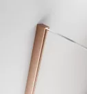 Zuhanykabin, Radaway Furo Brushed Copper KDJ szögletes zuhanykabin 130x110 átlátszó jobbos