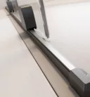 Zuhanykabin, Radaway Furo Brushed GunMetal KDJ szögletes zuhanykabin 90x90 átlátszó balos