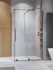 Zuhanykabin, Radaway Furo Brushed GunMetal KDJ szögletes zuhanykabin 120x110 átlátszó balos