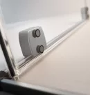 Zuhanykabin, Radaway Furo Brushed GunMetal KDJ szögletes zuhanykabin 130x75 átlátszó jobbos