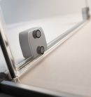 Zuhanykabin, Radaway Furo Brushed GunMetal KDJ szögletes zuhanykabin 150x70 átlátszó jobbos