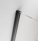 Zuhanykabin, Radaway Furo Brushed GunMetal KDJ szögletes zuhanykabin 160x75 átlátszó jobbos