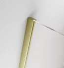 Zuhanykabin, Radaway Furo Brushed Gold KDD szögletes zuhanykabin 80x80 átlátszó