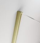 Zuhanykabin, Radaway Furo Brushed Gold KDD szögletes zuhanykabin 110x80 átlátszó