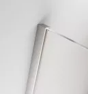 Zuhanykabin, Radaway Furo Brushed Nickel KDD szögletes zuhanykabin 100x120 átlátszó