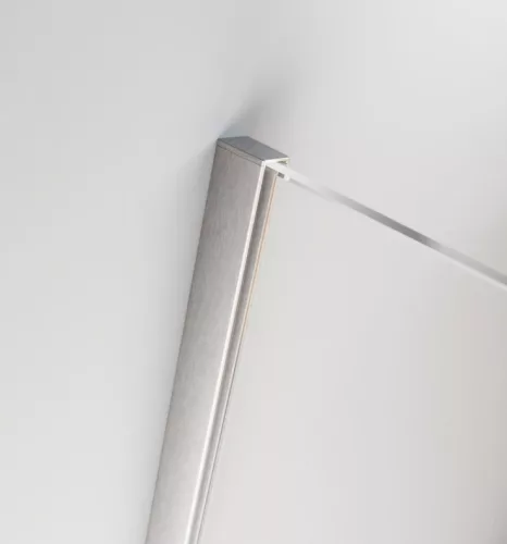 Zuhanykabin, Radaway Furo Brushed Nickel KDD szögletes zuhanykabin 100x120 átlátszó