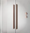 Zuhanykabin, Radaway Furo Brushed Copper KDD szögletes zuhanykabin 110x100 átlátszó