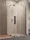 Zuhanykabin, Radaway Furo Brushed GunMetal KDD szögletes zuhanykabin 90x80 átlátszó
