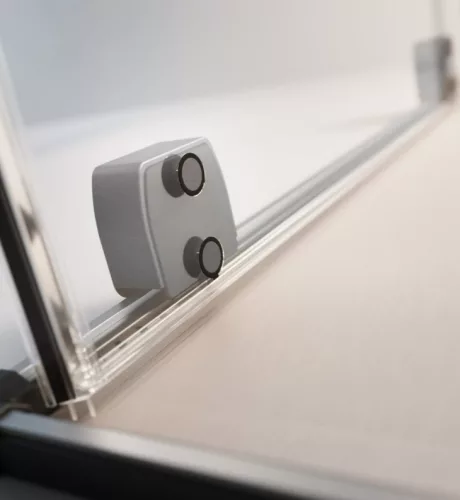 Zuhanykabin, Radaway Furo Brushed GunMetal KDD szögletes zuhanykabin 90x80 átlátszó