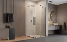 Zuhanykabin, Radaway Furo Brushed GunMetal KDD szögletes zuhanykabin 110x80 átlátszó