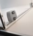 Zuhanykabin, Radaway Furo Brushed GunMetal KDD szögletes zuhanykabin 110x80 átlátszó