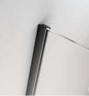 Zuhanykabin, Radaway Furo Brushed GunMetal KDD szögletes zuhanykabin 110x100 átlátszó