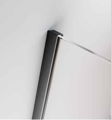 Zuhanykabin, Radaway Furo Brushed GunMetal KDD szögletes zuhanykabin 110x100 átlátszó