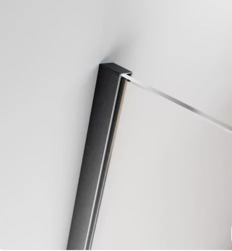 Zuhanykabin, Radaway Furo Brushed GunMetal KDD szögletes zuhanykabin 120x120 átlátszó