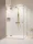 Zuhanykabin, Radaway Essenza Pro Brushed Gold KDJ szögletes zuhanykabin 80x80 átlátszó balos