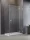 Zuhanykabin, Radaway Essenza Pro Brushed Nickel KDJ szögletes zuhanykabin 100x80 átlátszó balos