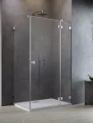 Zuhanykabin, Radaway Essenza Pro Brushed Nickel KDJ szögletes zuhanykabin 100x100 átlátszó balos