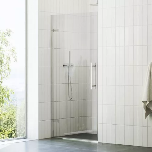 Zuhanyajtó, Ravak X0VV40A00Z1 Zuhanyajtó COSD1-80 króm + transparent