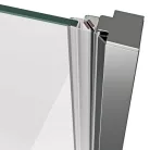 Zuhanyajtó, Ravak X0VV40A00Z1 Zuhanyajtó COSD1-80 króm + transparent