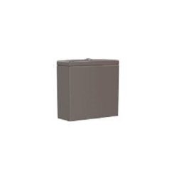   Öblítőtartály, Roca Inspira A341520660 Round / Square tartály 4,5/3 L, kávé szín