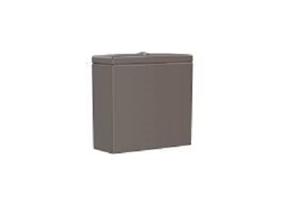 Öblítőtartály, Roca Inspira A341520660 Round / Square tartály 4,5/3 L, kávé szín