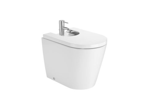 Bidé, Roca Inspira A357527000 Round falhoz illeszkedő álló bidé 560 mm hosszú