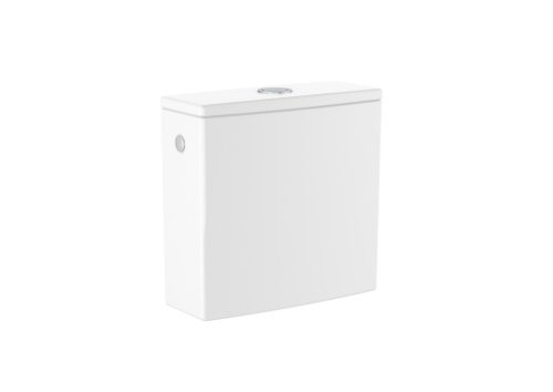 Öblítőtartály, Roca Ona A341680000 monoblokkos Wc tartály, 4,5/3 L, oldalsó bekötésű, fehér