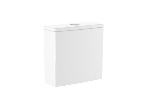 Öblítőtartály, Roca Ona A341681S00 monoblokkos Wc tartály, 4,5/3 L, alsó bekötésű, supraglaze bev
