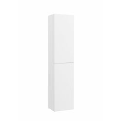   Álló szekrény, Roca Ona A857635509 kétajtós álló fürdőszoba szekrény 175 cm, matt fehér