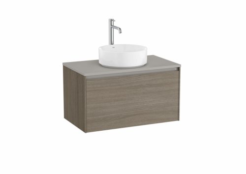 Alsó szekrény, Roca Ona A851724511 mosdószekrény ráültethető mosdóhoz, sötét szilfa