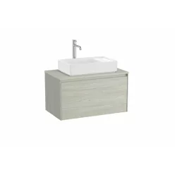   Alsó szekrény, Roca Ona A851724512 mosdószekrény ráültethető mosdóhoz, világos tölgy