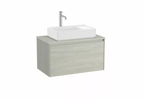 Alsó szekrény, Roca Ona A851724512 mosdószekrény ráültethető mosdóhoz, világos tölgy