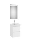 Komplett bútor, Roca Ona A851697509 mosdószekrény Pack mosdóval, tükörrel, matt fehér