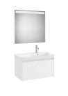 Komplett bútor, Roca Ona A851721509 mosdószekrény Pack jobbos mosdóval, tükörrel, matt fehér