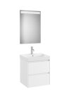 Komplett bútor, Roca Ona A851703509 mosdószekrény Pack mosdóval, tükörrel, matt fehér