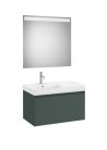 Komplett bútor, Roca Ona A851722513 mosdószekrény Pack balos mosdóval, tükörrel, matt zöld