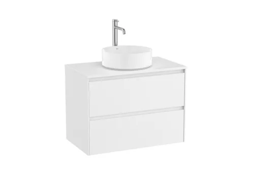 Alsó szekrény, Roca Ona A851728509 mosdószekrény középre ráültethető mosdóhoz, matt fehér