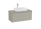 Alsó szekrény, Roca Ona A851726510 mosdószekrény ráültethető mosdóhoz, matt szürke