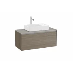   Alsó szekrény, Roca Ona A851726511 mosdószekrény ráültethető mosdóhoz, sötét szilfa