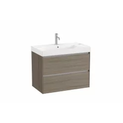   Alsó szekrény, Roca Ona A851691511 Unik mosdó+mosdószekrénysötét szil