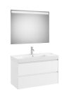 Komplett bútor, Roca Ona A851709509 mosdószekrény Pack tükörrel, mosdóval, matt fehér