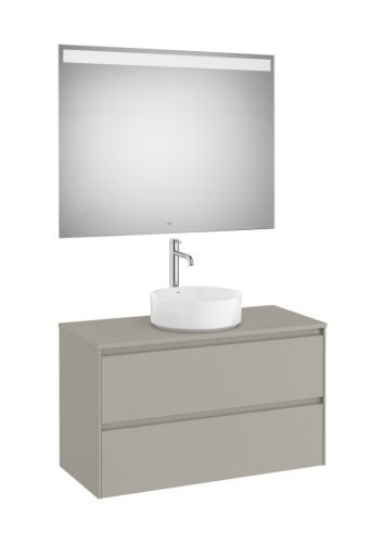 Komplett bútor, Roca Ona A851718510 mosdószekrény Pack ráültethető mosdóhoz, tükörrel