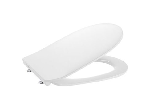 WC tető, Roca Debba A801B22003 Round Slim wc ülőke fedéllel lecsapódásgátló mechanizmussal