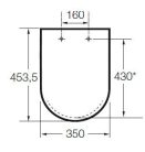 WC tető, Roca The Gap A801482211 Slim wc-ülőke SoftClose