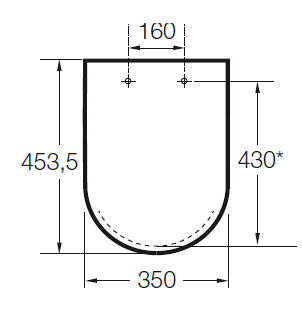 WC tető, Roca The Gap A801482211 Slim wc-ülőke SoftClose
