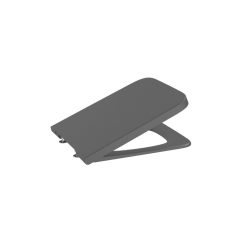   WC tető, Roca Inspira A80153264B Square wc-ülőke és fedél, onyx