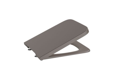 WC tető, Roca Inspira A80153266B Square wc-ülőke és fedél kávé szín